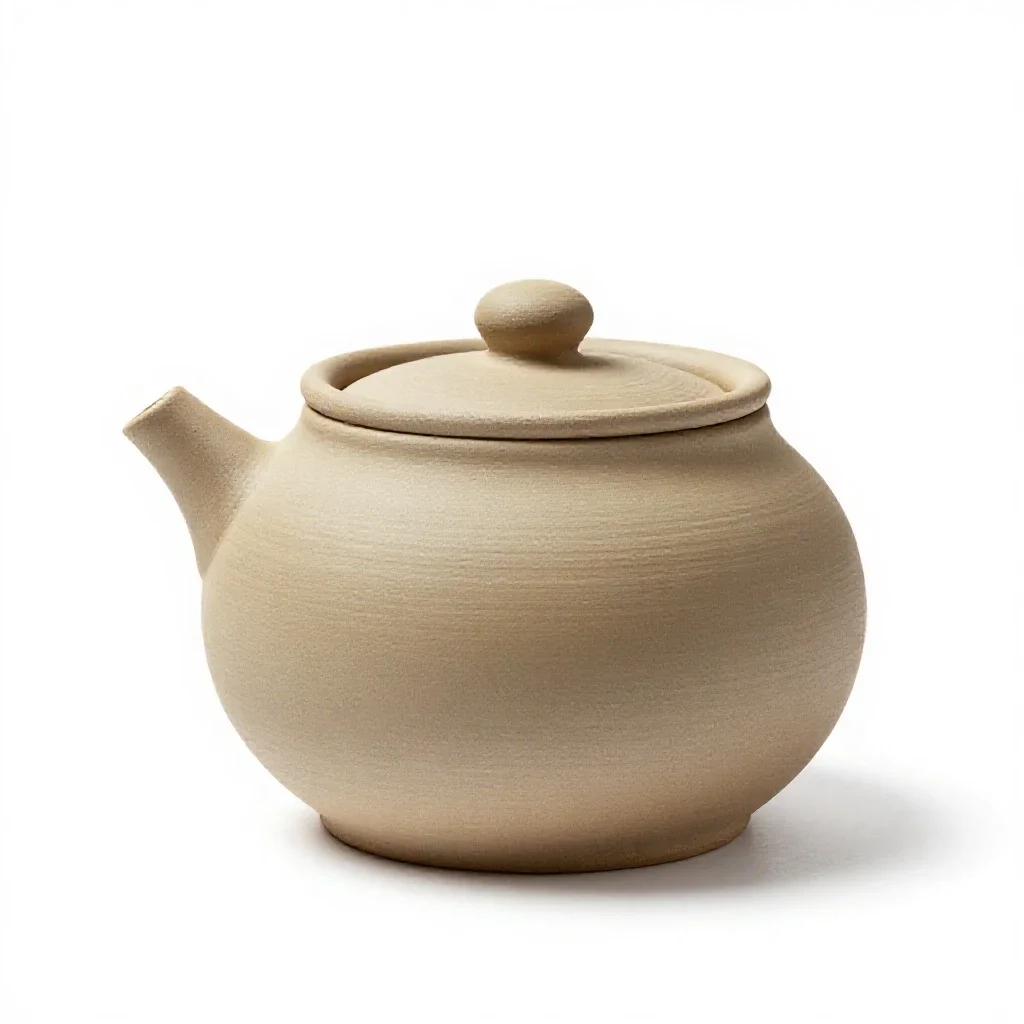 Tea caddy isolated on a white background