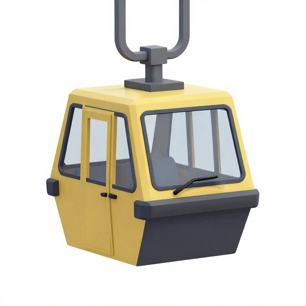 Gondola isolated on a white background