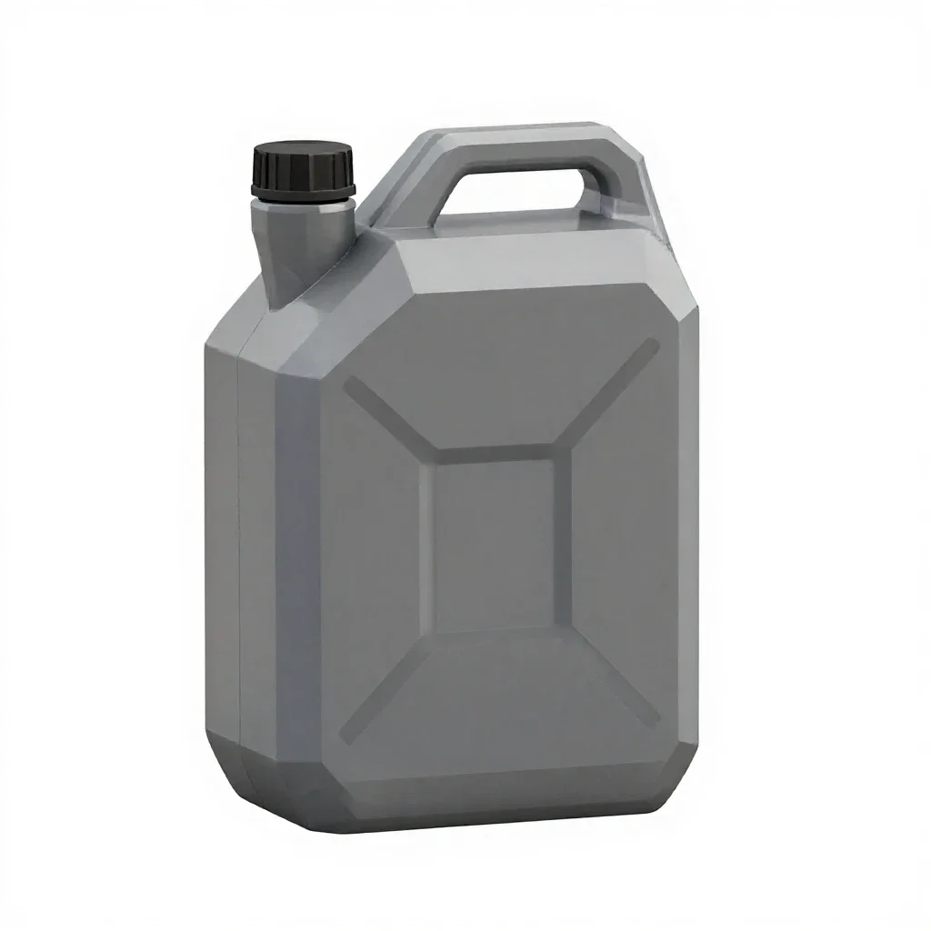 Jerrycan for fuel isolated on a white background