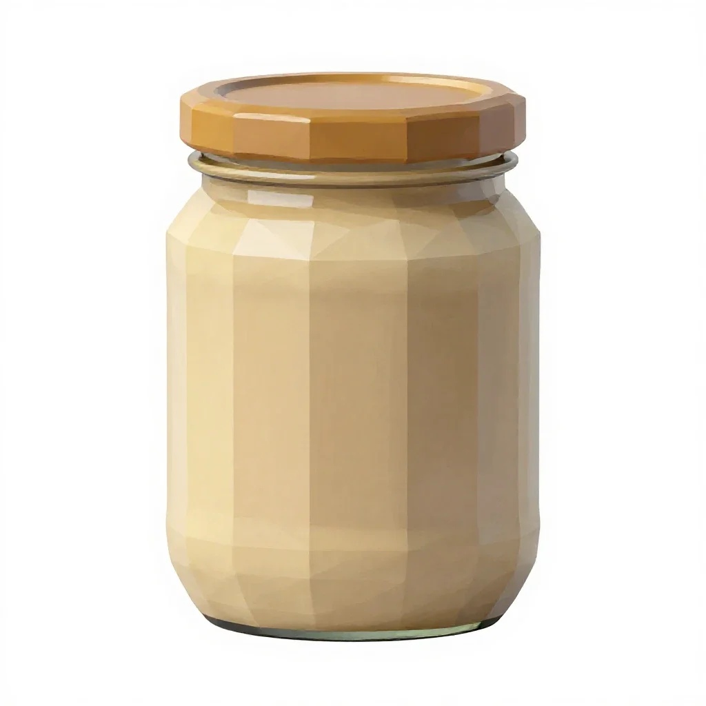 Screw-top preserving jar isolated on a white background