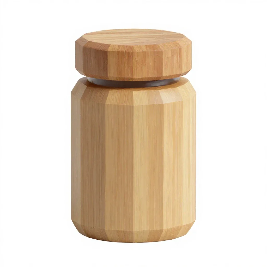 Spice jar with a shaker top isolated on a white background