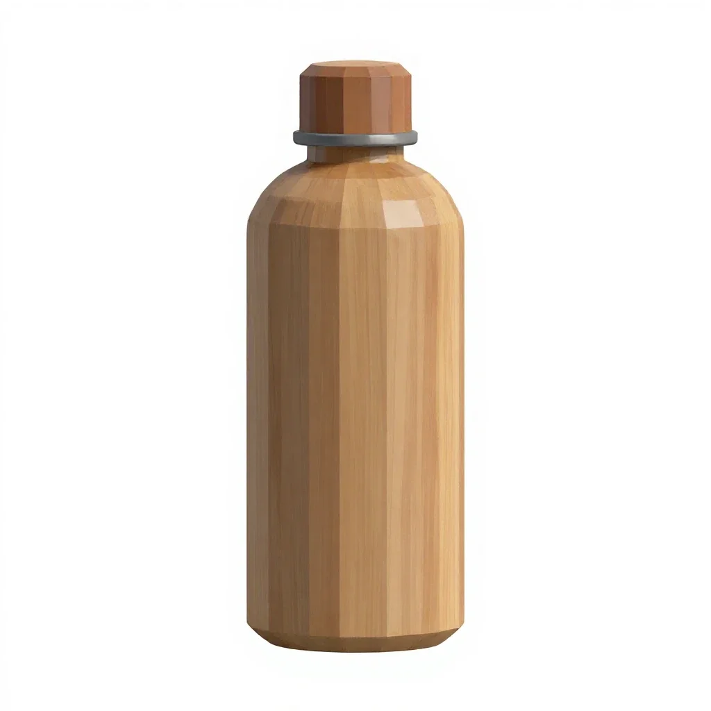 Vacuum flask isolated on a white background