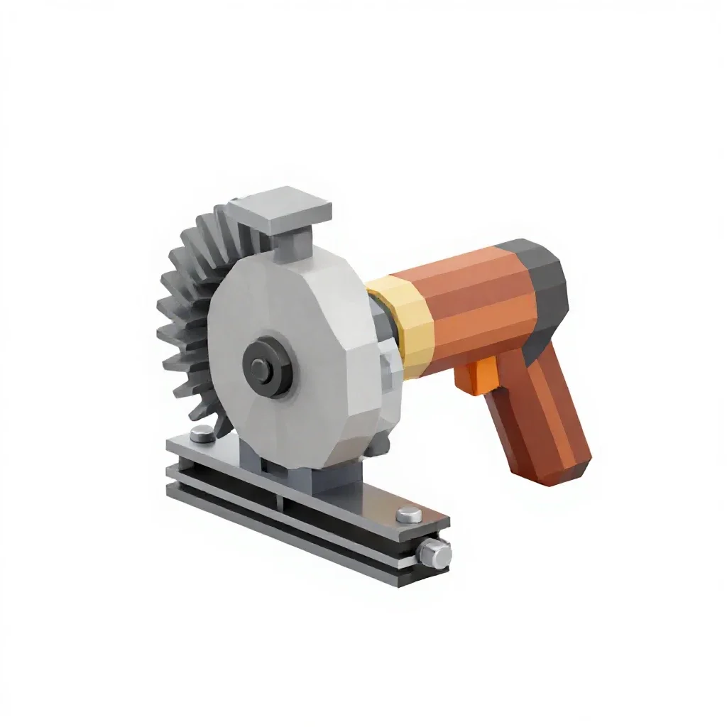 Nail grinder isolated on a white background