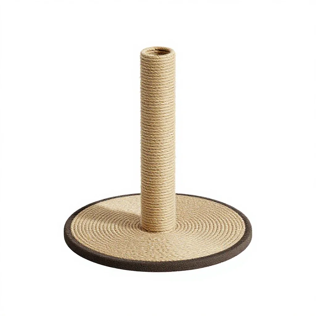 Scratching post isolated on a white background