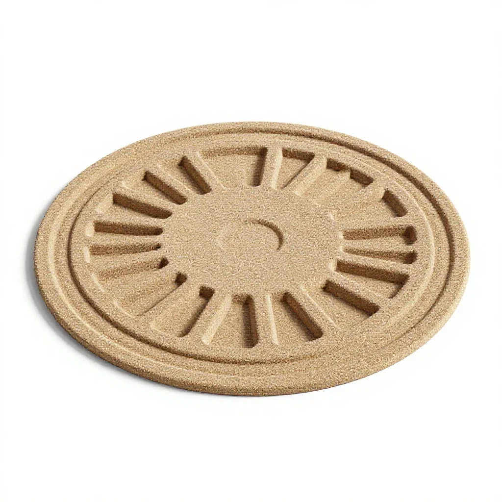 Slow feeder mat isolated on a white background