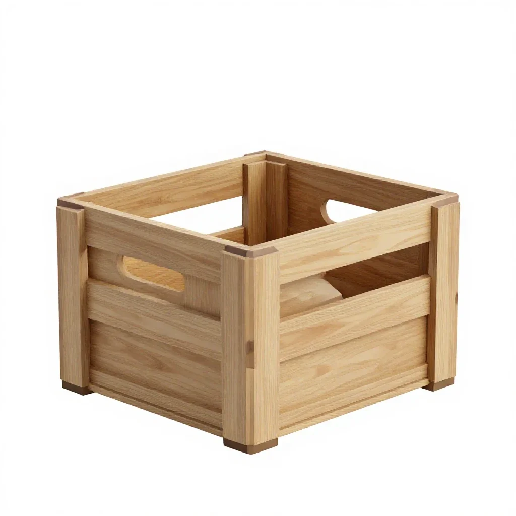 Travel crate isolated on a white background
