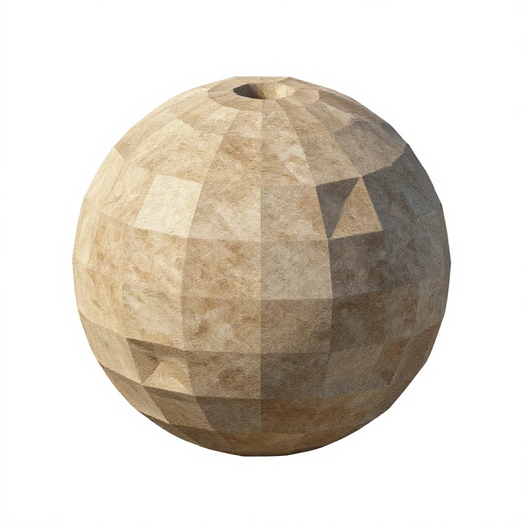 Treat puzzle ball isolated on a white background