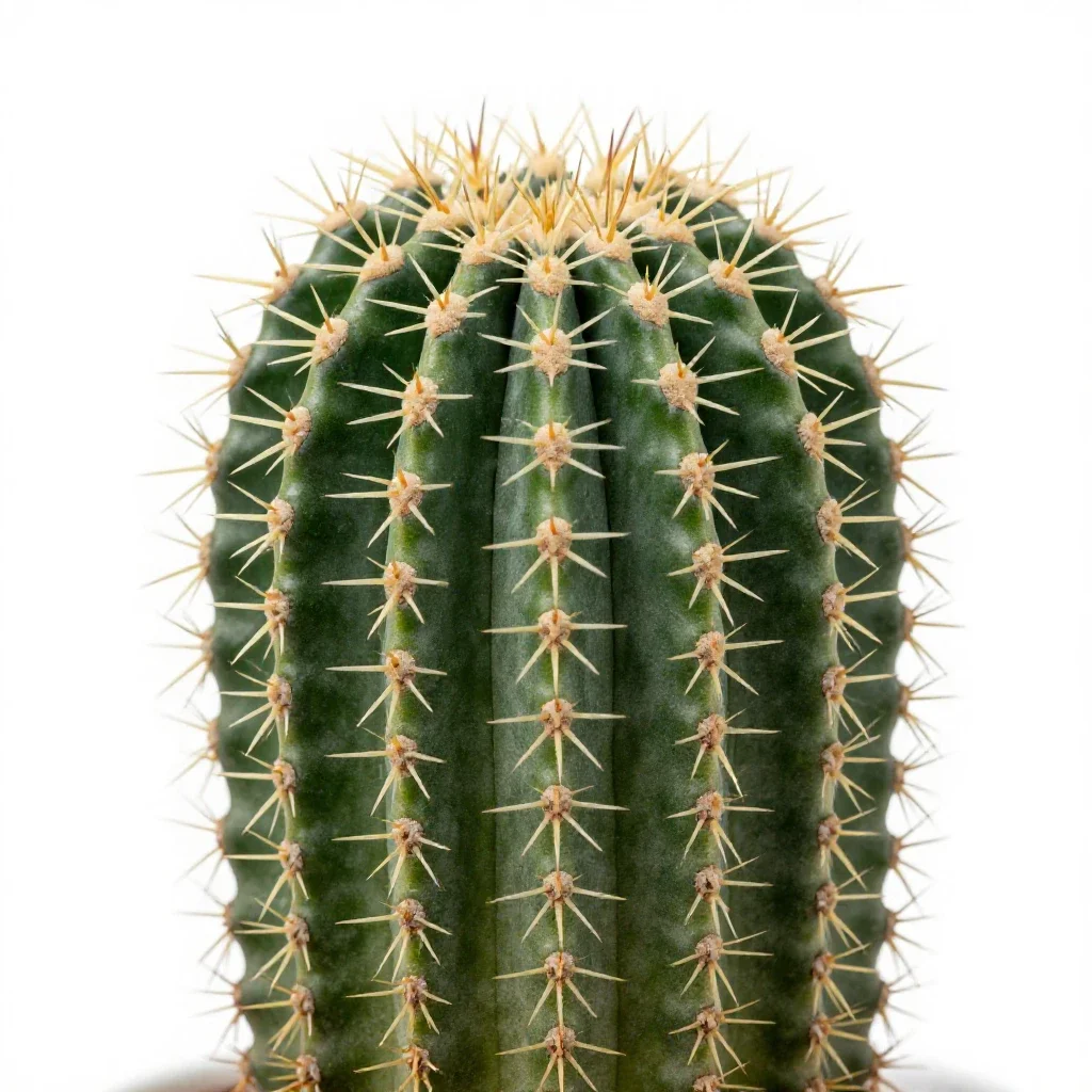 Barrel cactus isolated on a white background