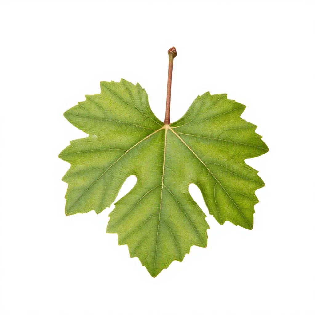 Grape vine cutting isolated on a white background