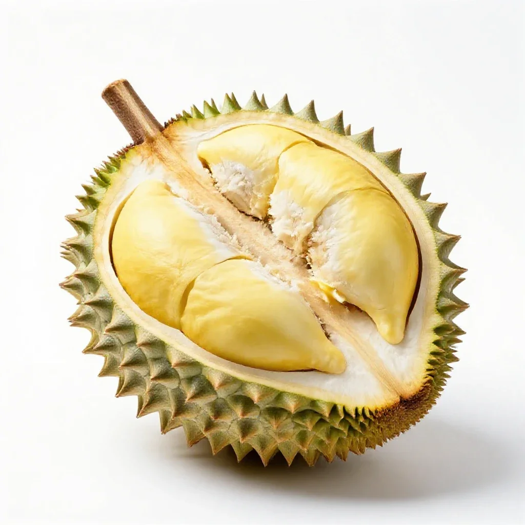 Durian isolated on a white background