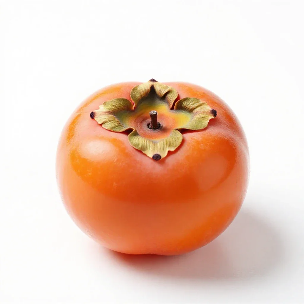 Persimmon isolated on a white background