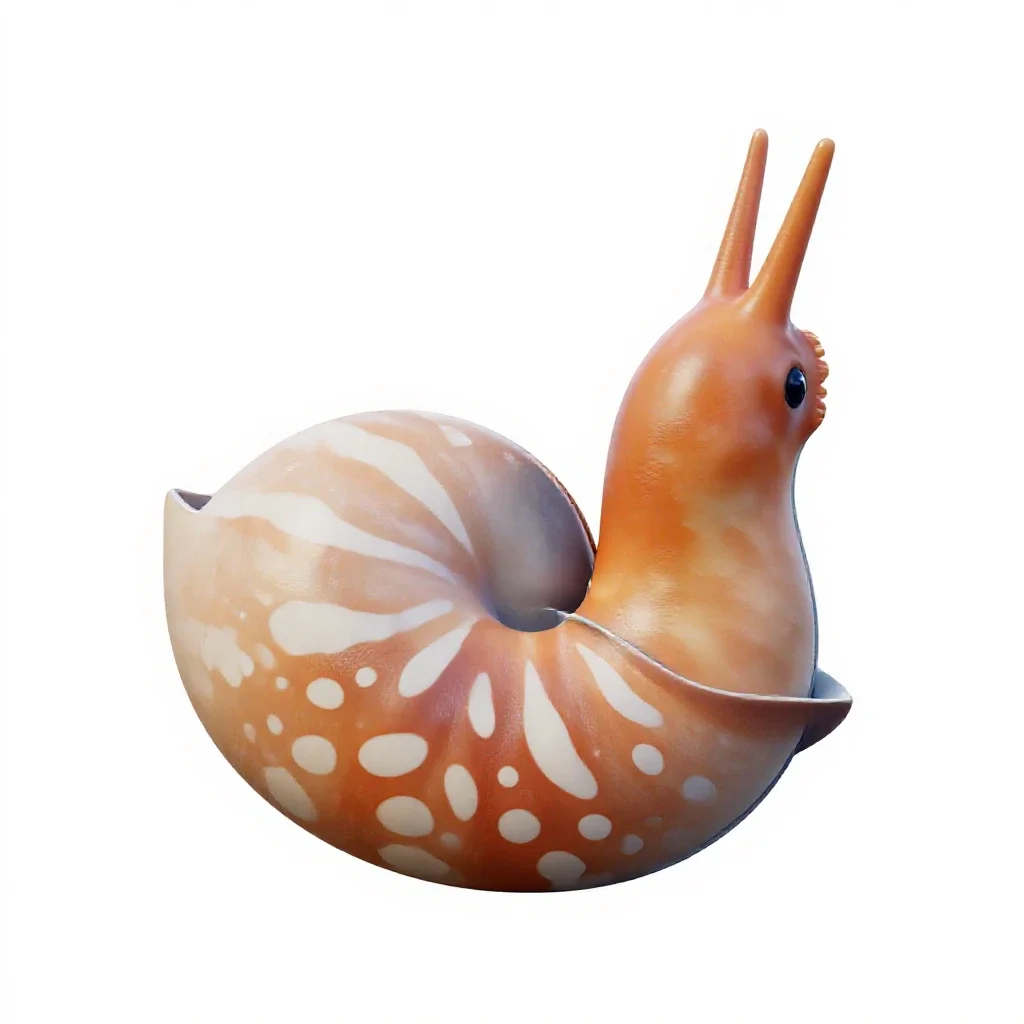 Nautilus isolated on a white background