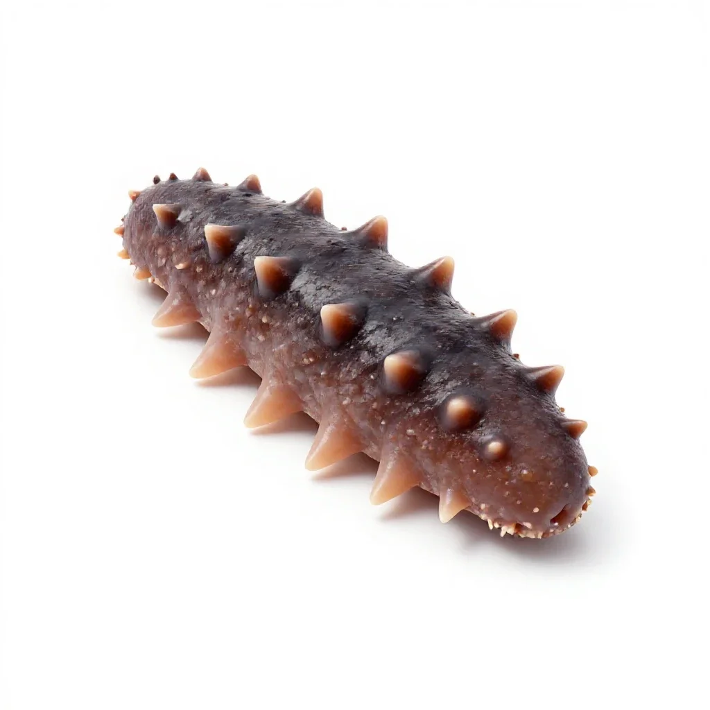 Sea cucumber isolated on a white background