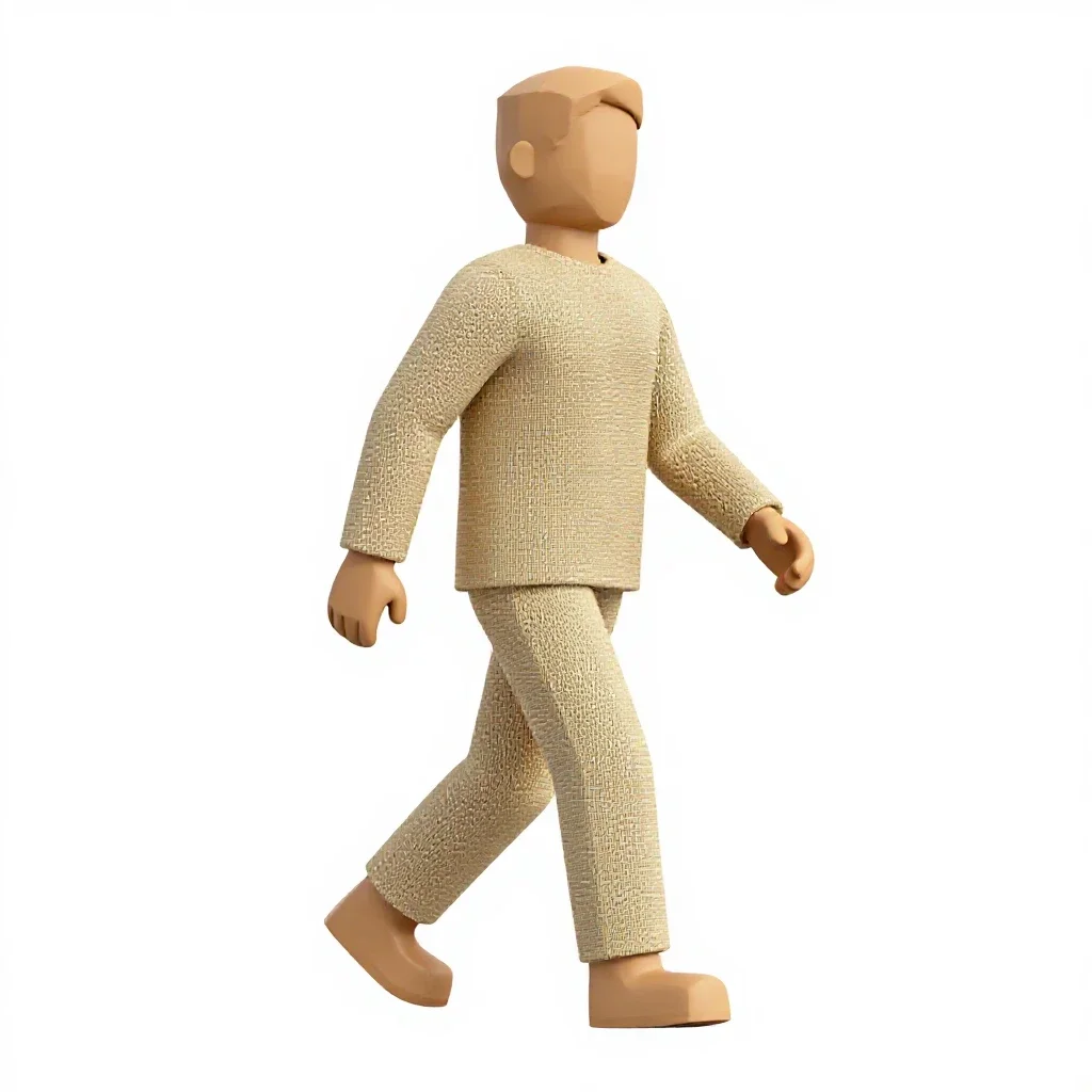 Jute runner isolated on a white background