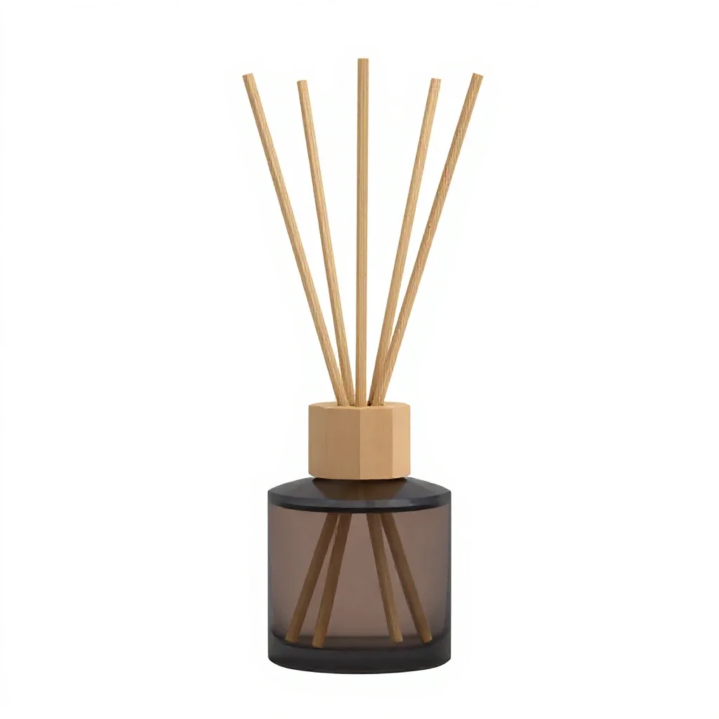 Reed diffuser isolated on a white background