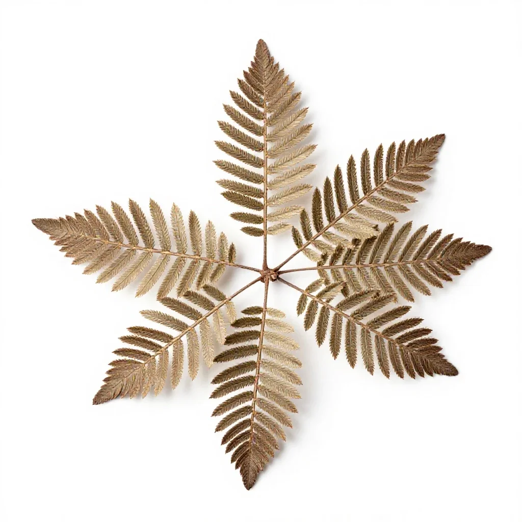 Silver beech isolated on a white background