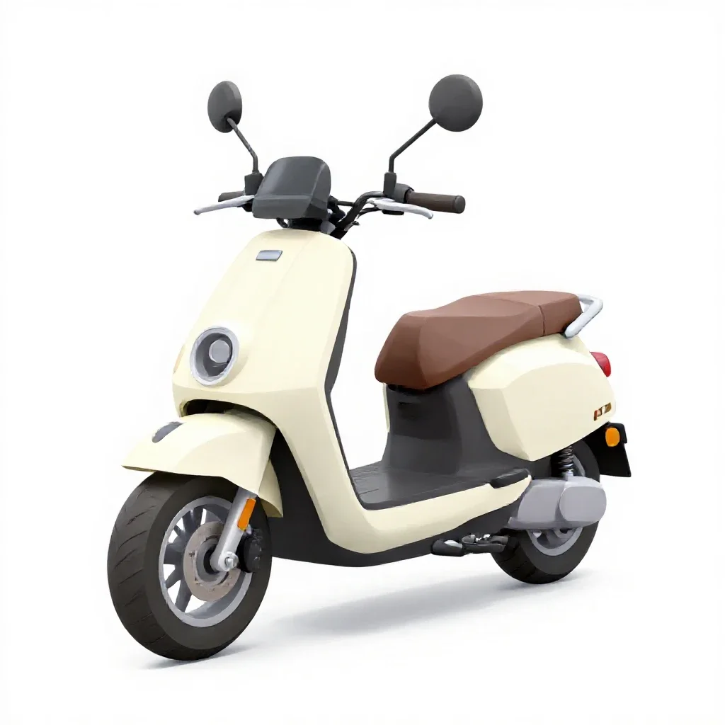 Scooter isolated on a white background