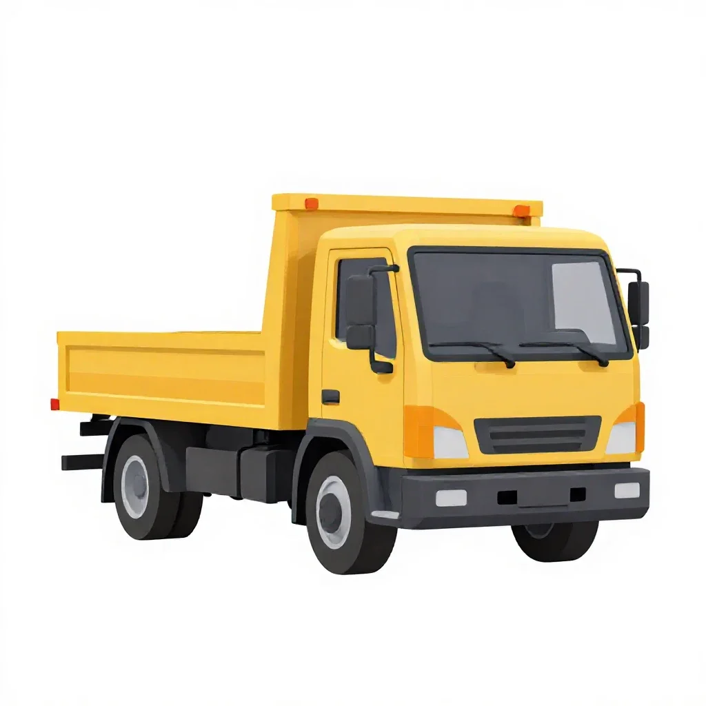 Tow truck isolated on a white background