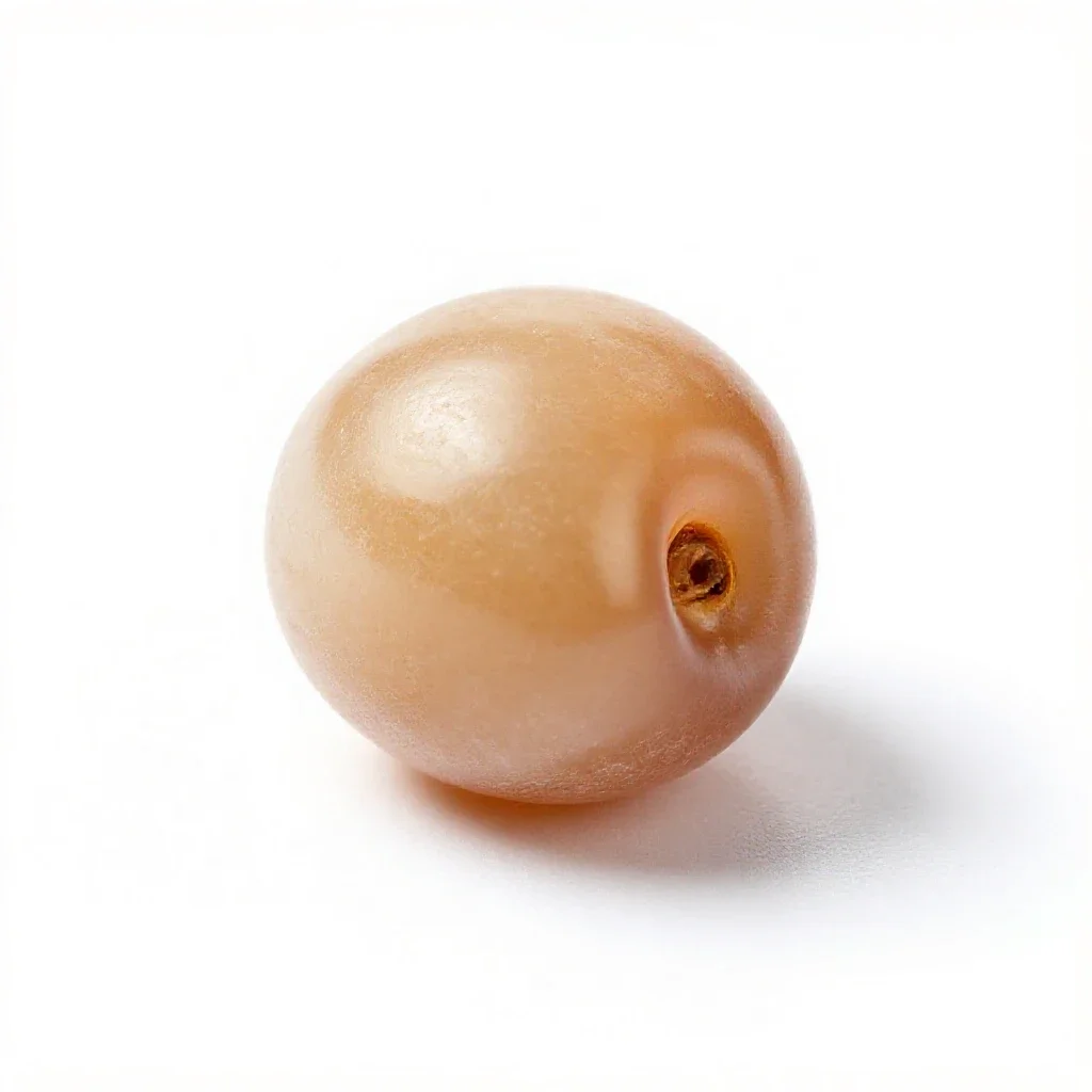 Cherry stone isolated on a white background