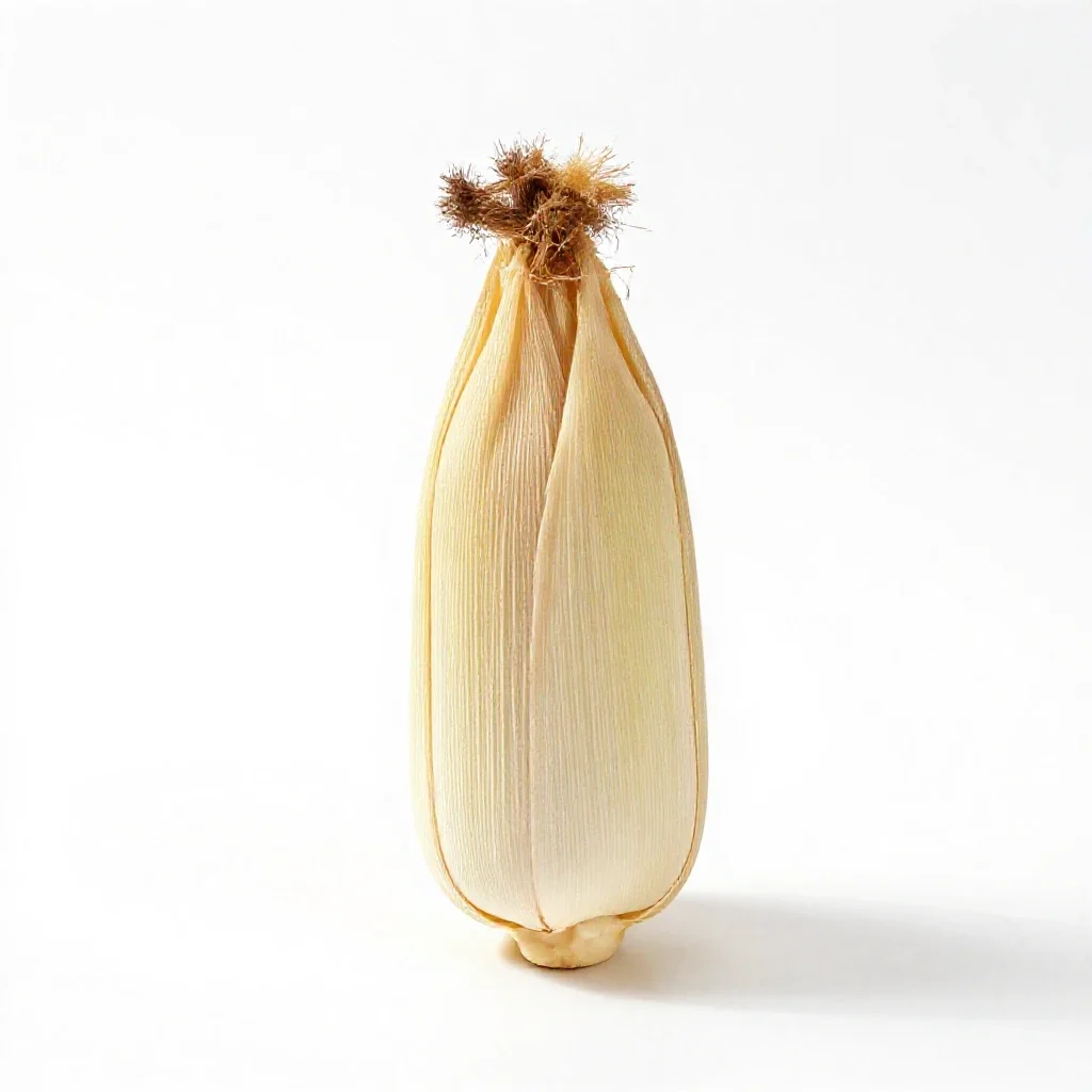 Cornhusk isolated on a white background