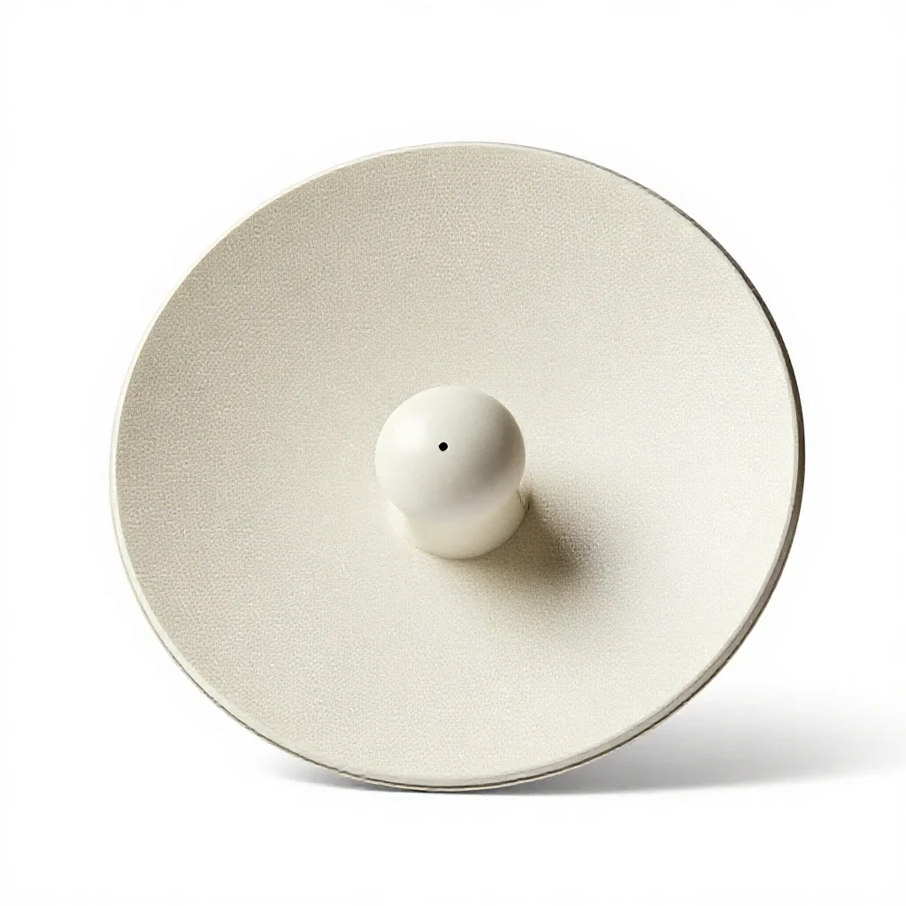 Satellite television isolated on a white background