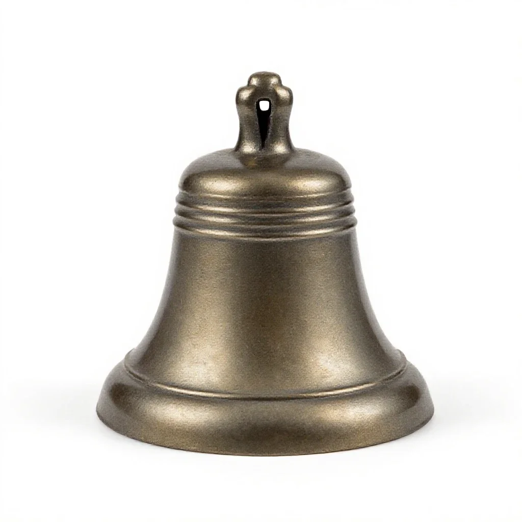 School bell isolated on a white background