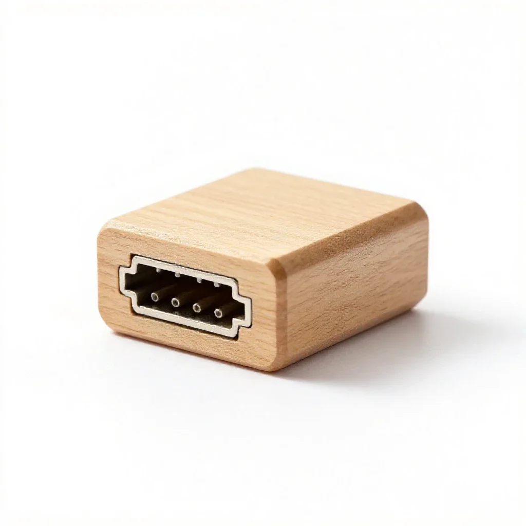 Serial port isolated on a white background