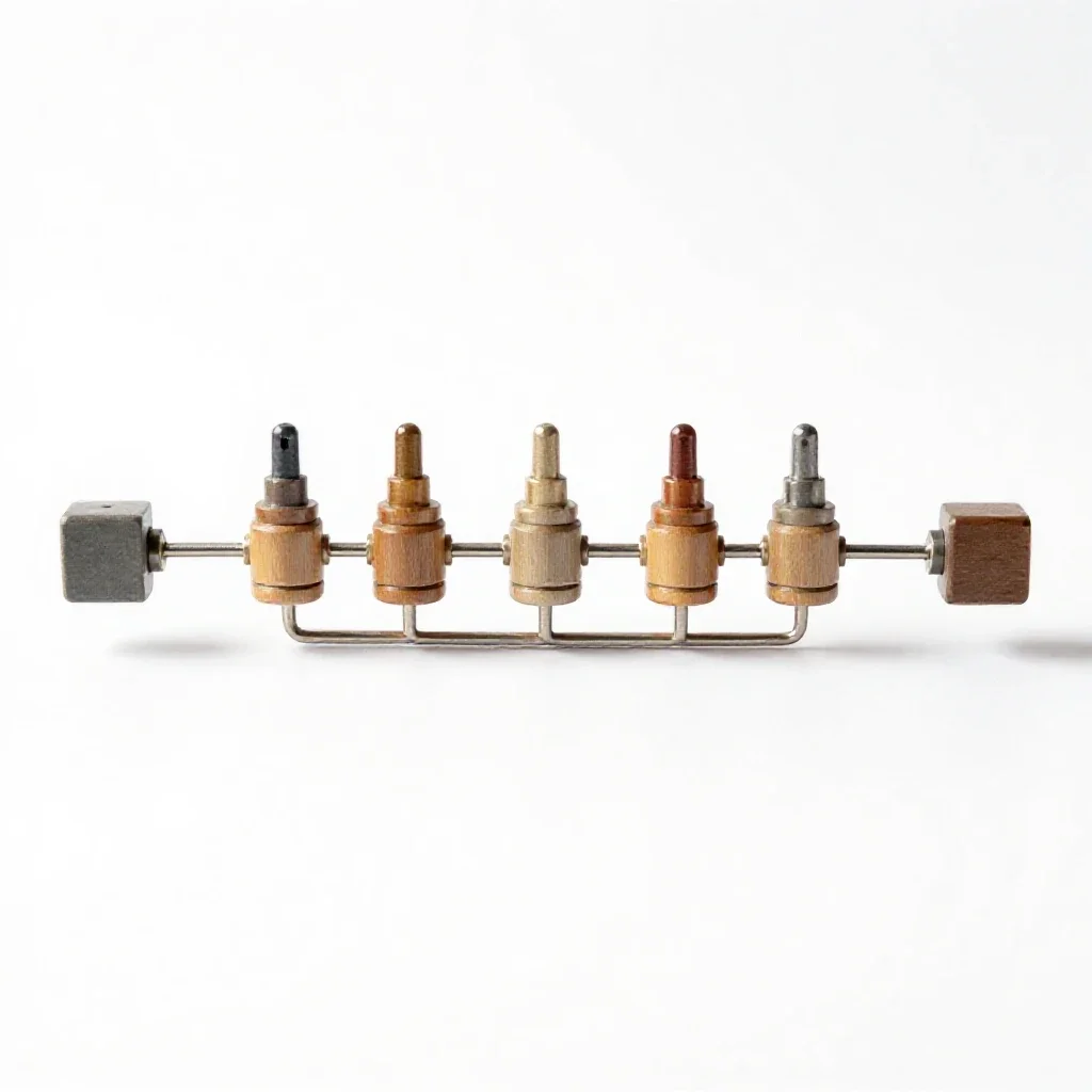 Series circuit isolated on a white background