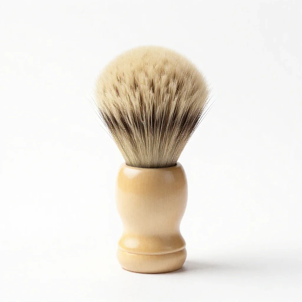 Shaving brush isolated on a white background