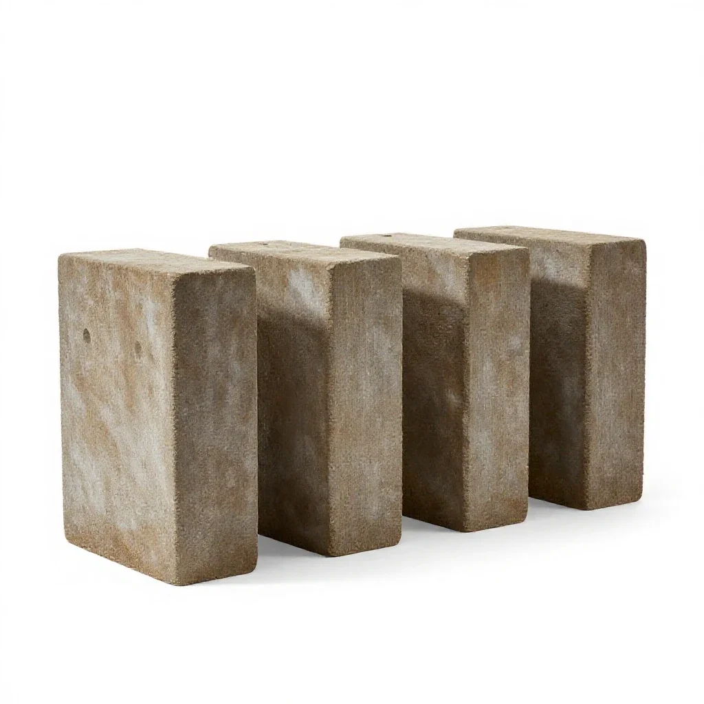 Sheet pile isolated on a white background