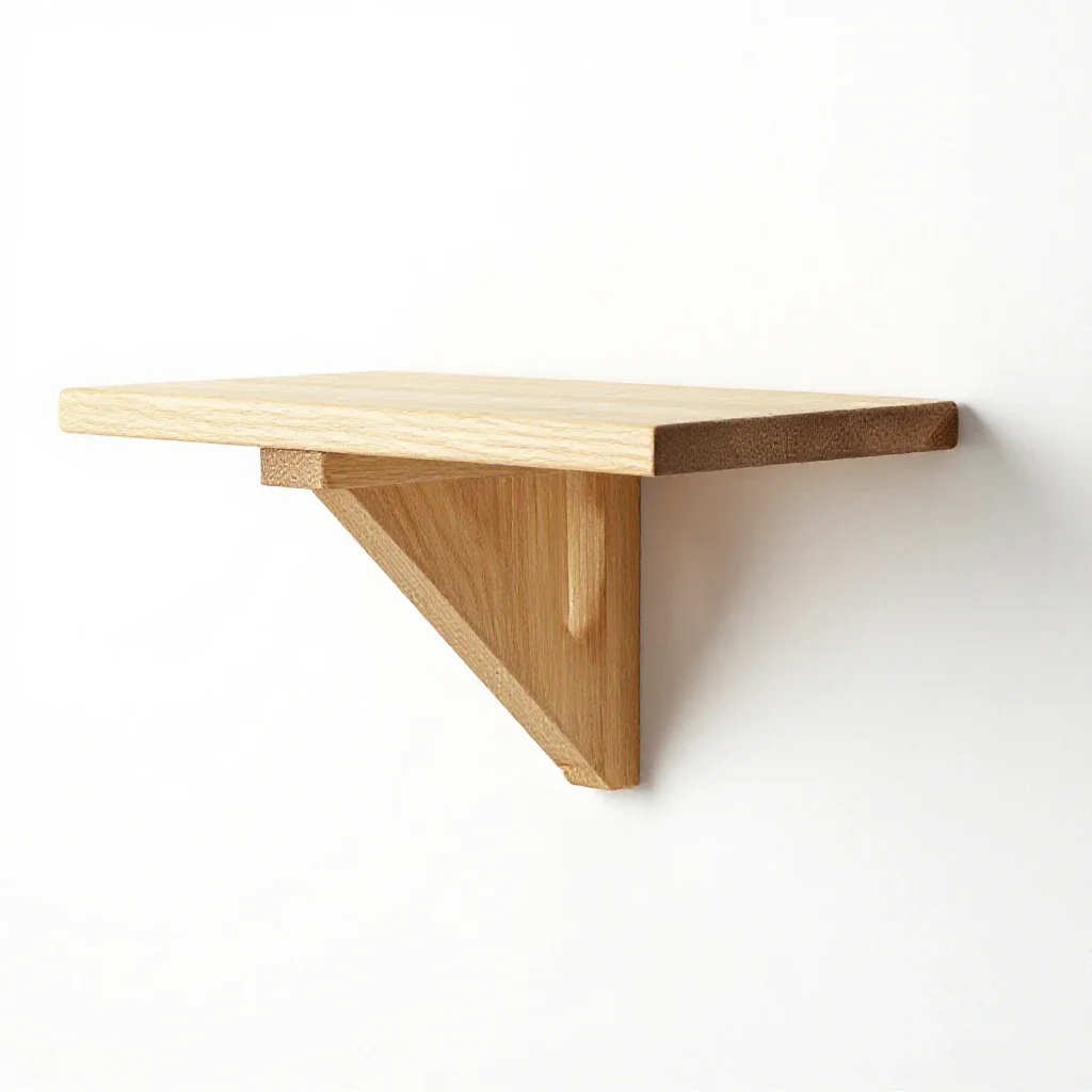 Shelf bracket isolated on a white background
