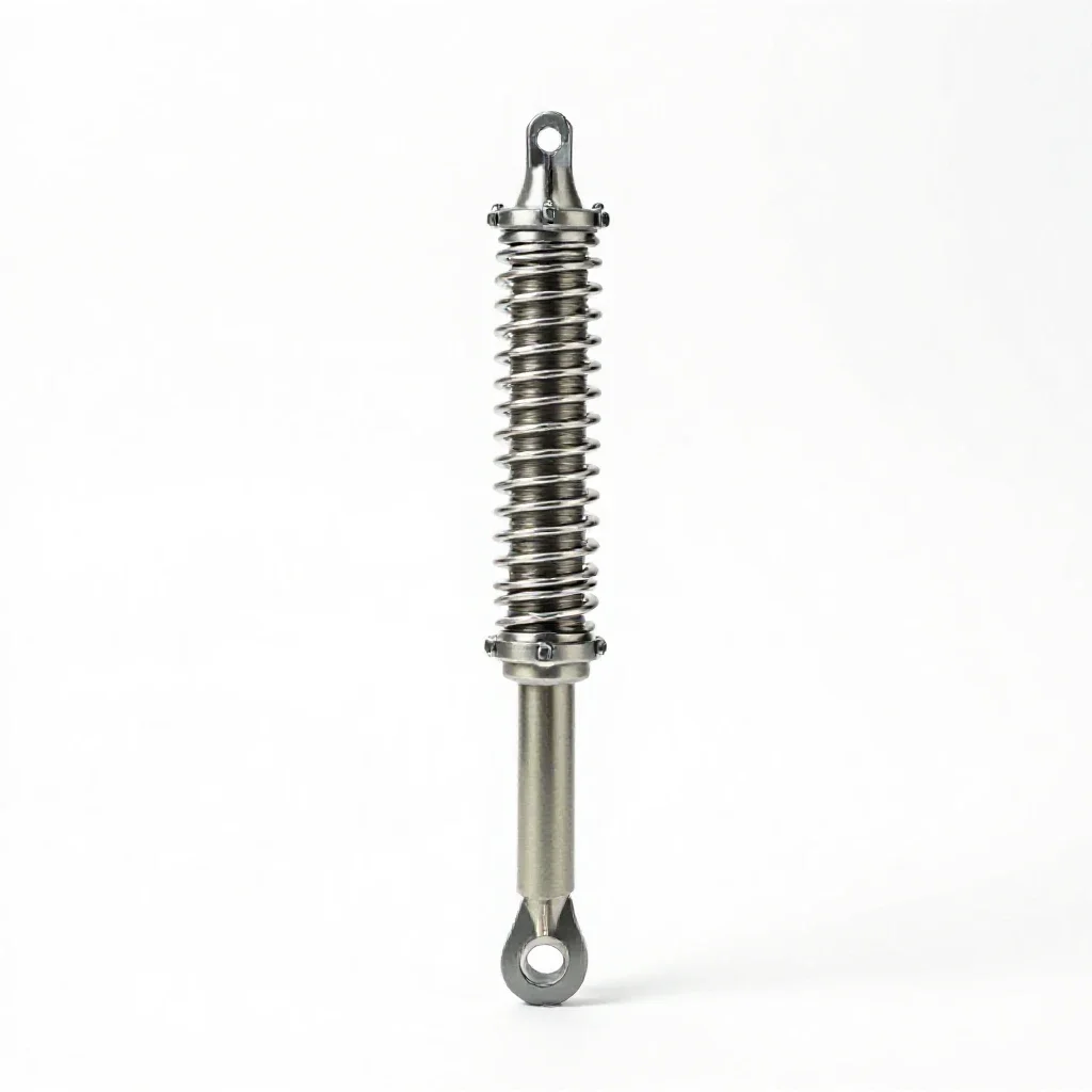 Shock absorber isolated on a white background