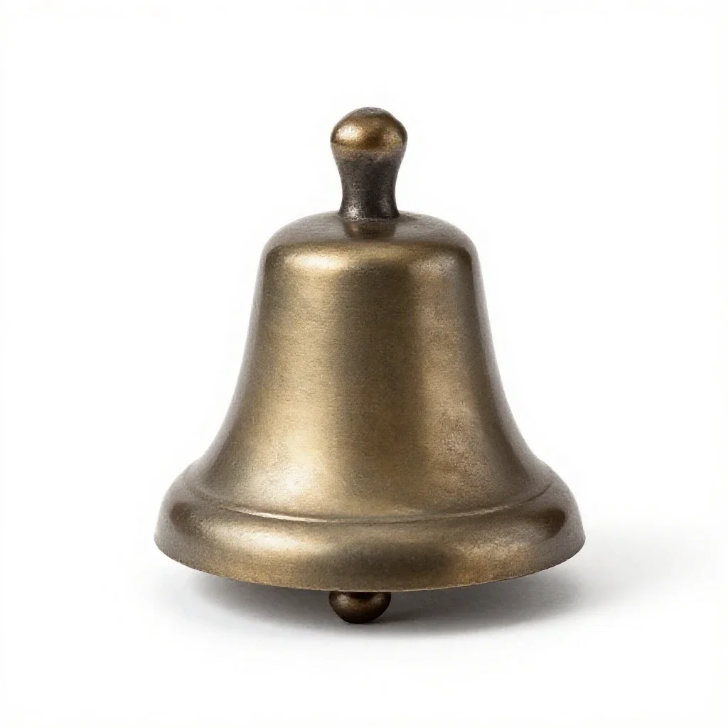 Shop bell isolated on a white background
