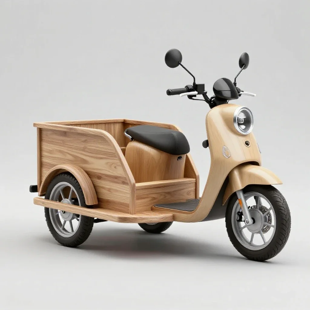 Sidecar isolated on a white background