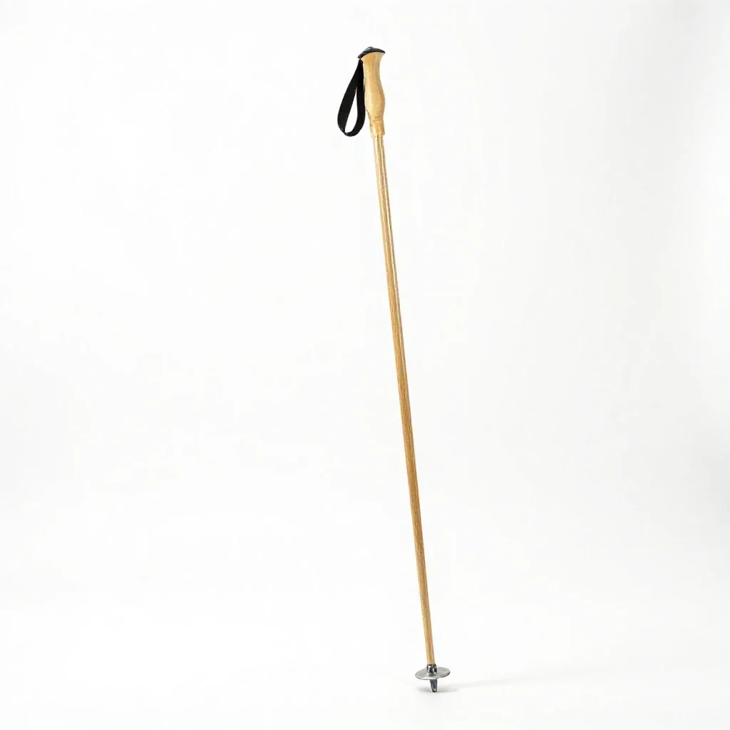 Ski pole isolated on a white background