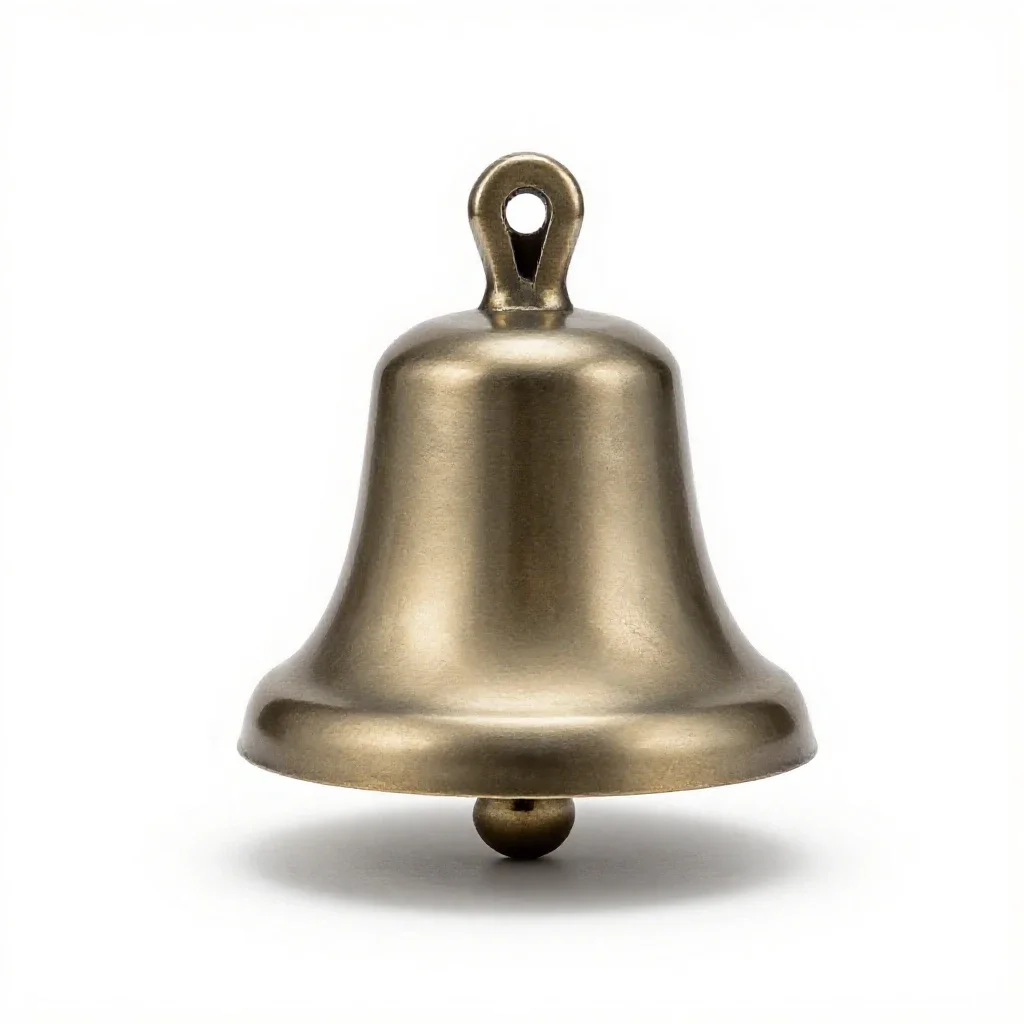 Sleigh bell isolated on a white background