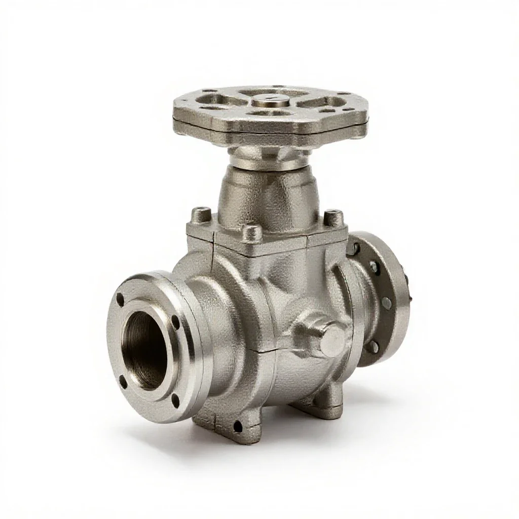 Slide valve isolated on a white background