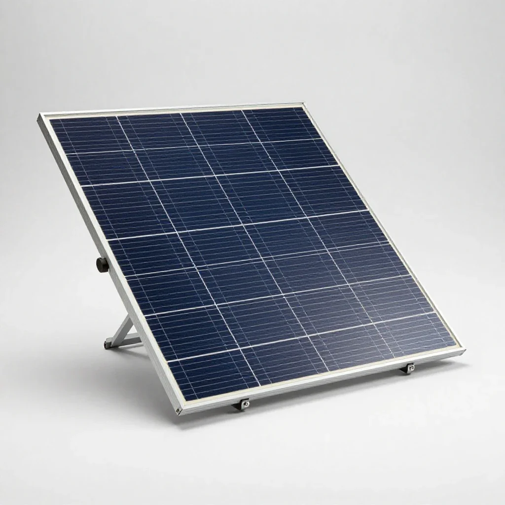 Solar cell isolated on a white background