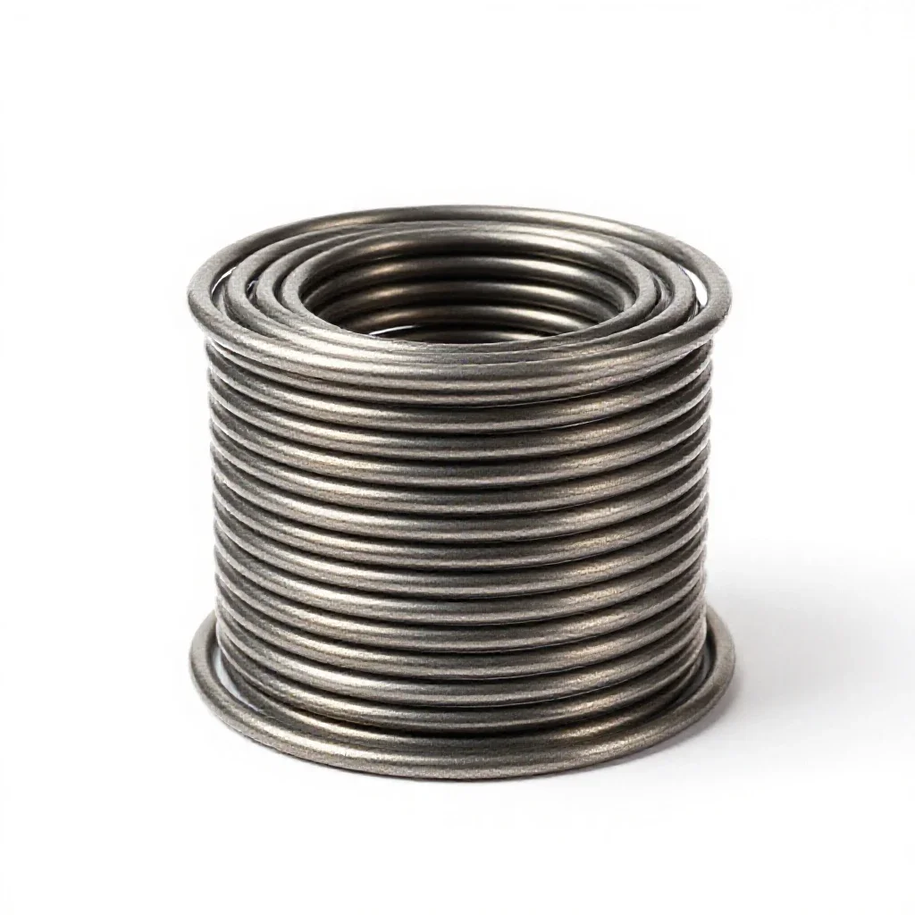 Solenoid isolated on a white background