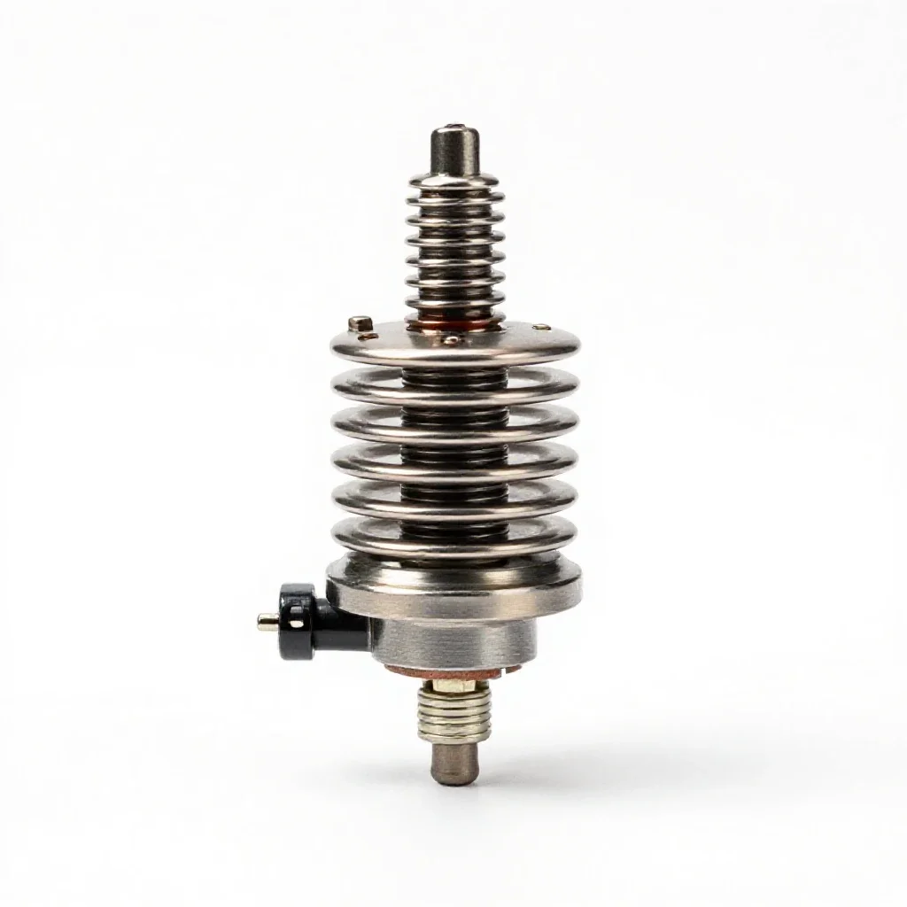 Spark coil isolated on a white background