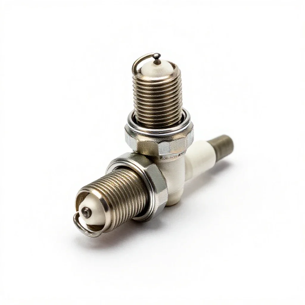 Spark plug isolated on a white background