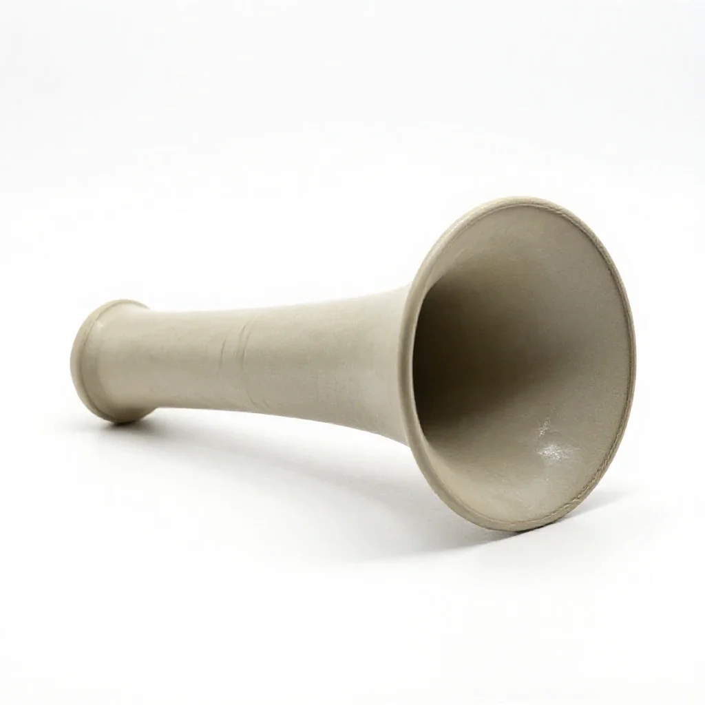 Speaking trumpet isolated on a white background
