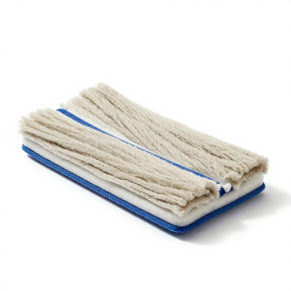 Sponge mop isolated on a white background