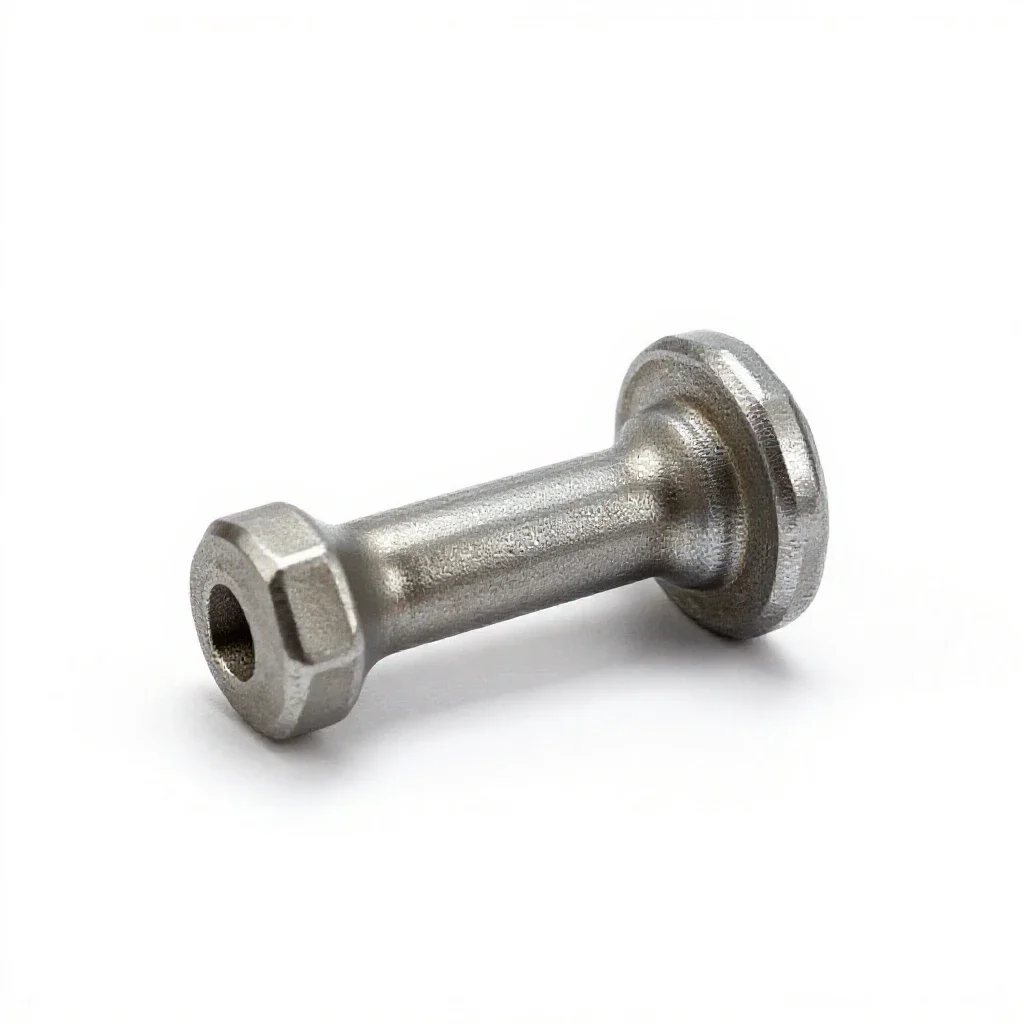 Spot weld isolated on a white background