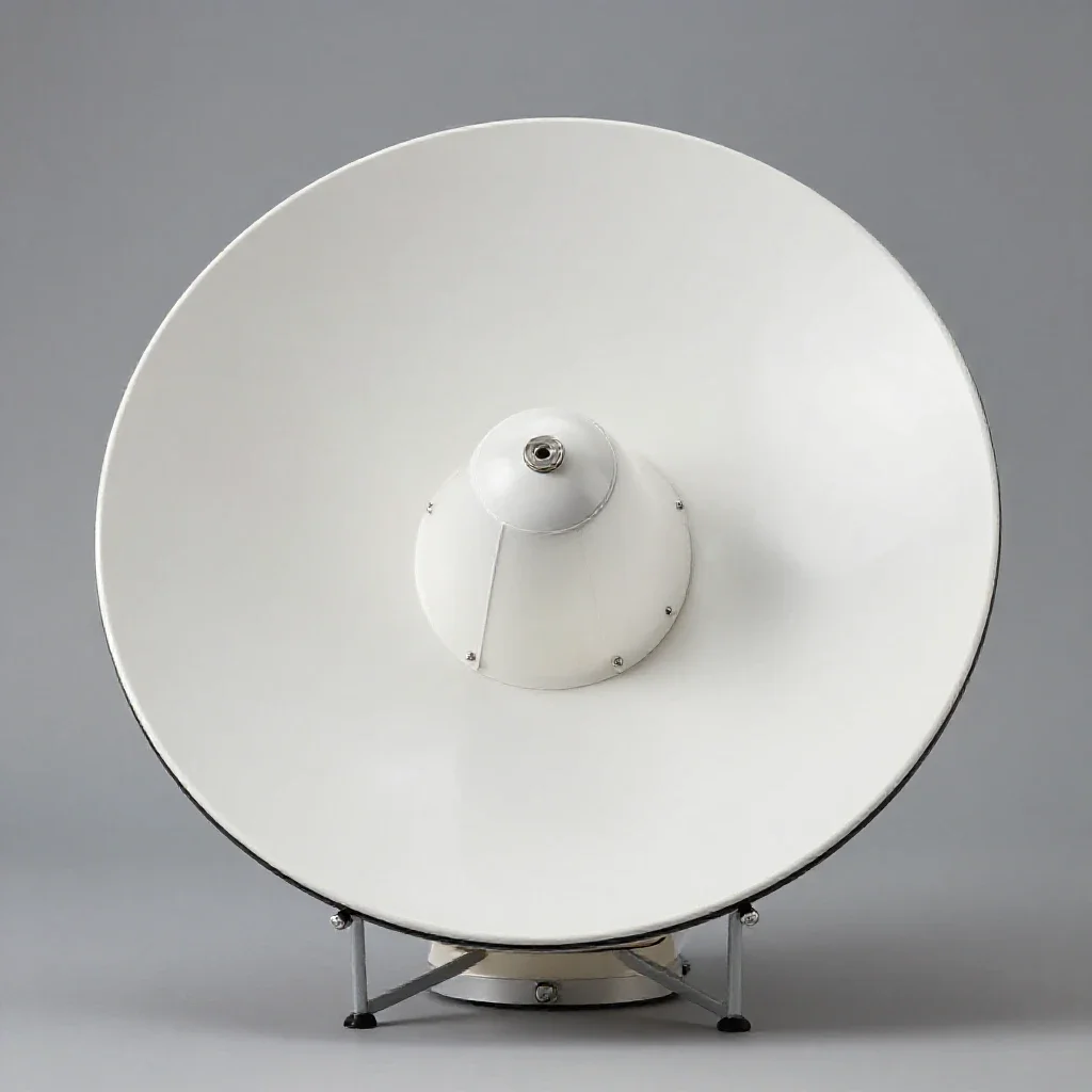Spy satellite isolated on a white background