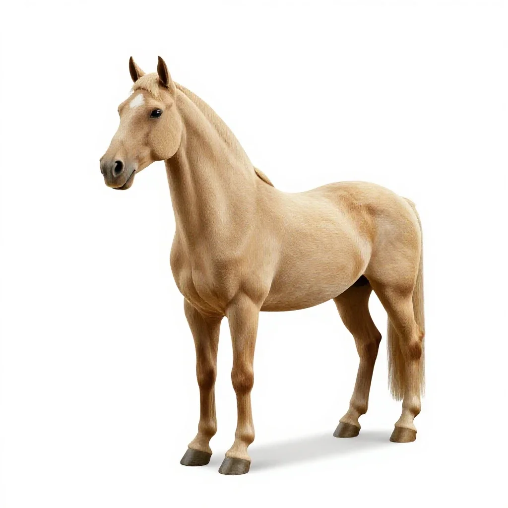 Stalking-horse isolated on a white background