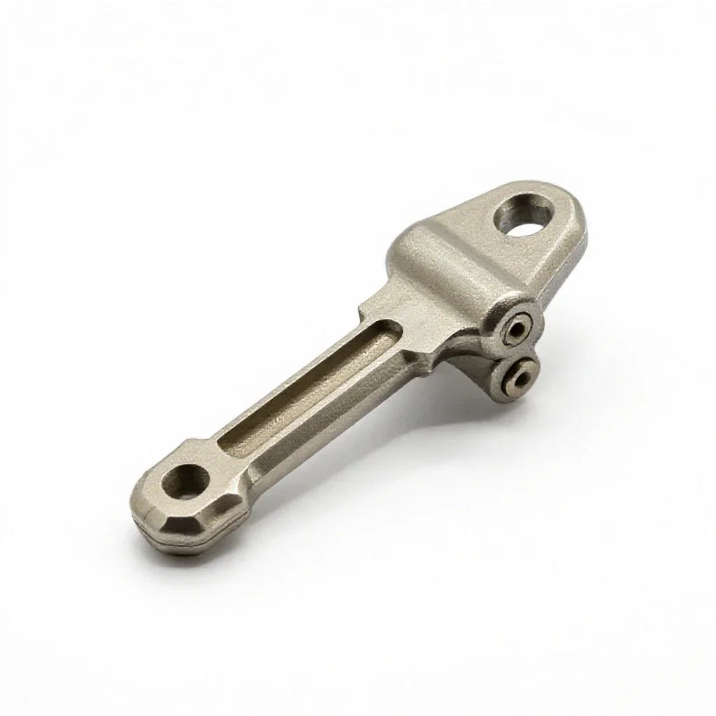 Steering linkage isolated on a white background
