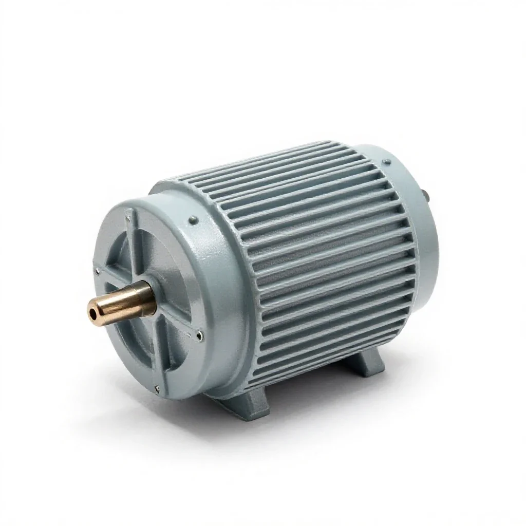 Step-up transformer isolated on a white background