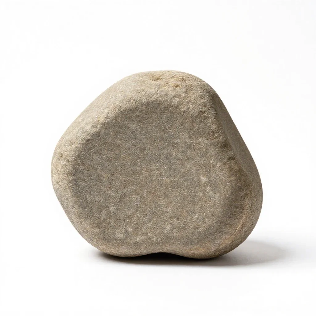 Stone isolated on a white background