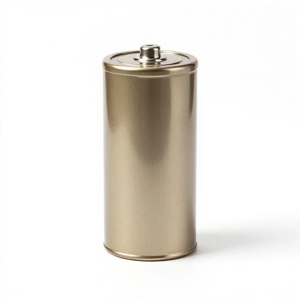 Storage battery isolated on a white background